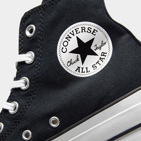 אולסטאר סניקרס פלטפורמה בד גבוה בצבע שחור לנשים-Converse All Star-36-נאקו