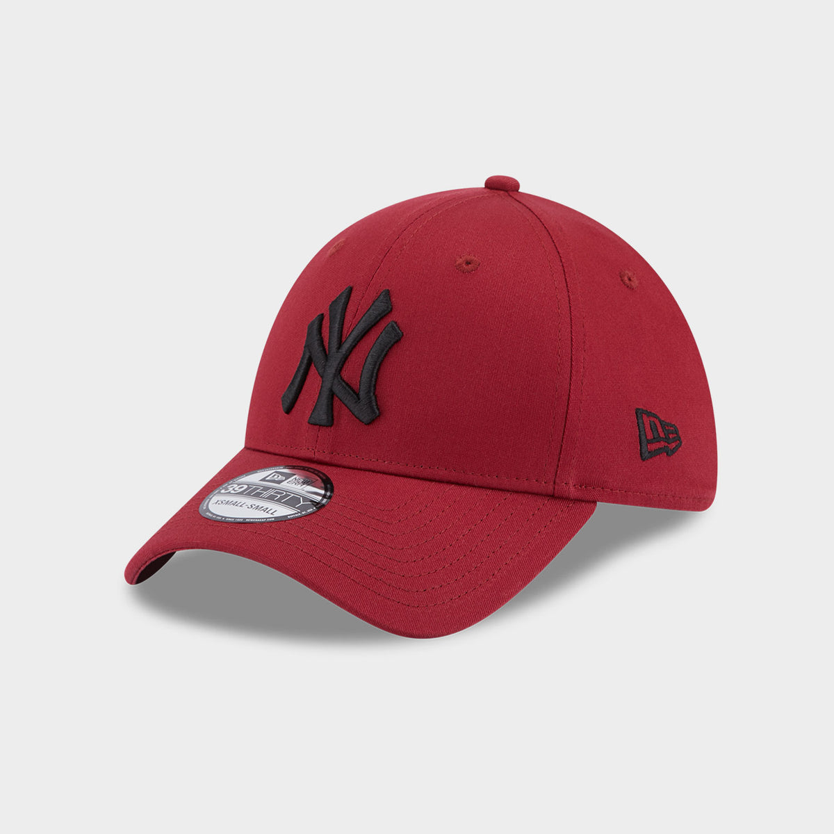 ניו ארה כובע מצחיה סגור בצבע אדום כהה בוגרים-New Era-XS/S-נאקו