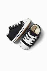 Converse All Star נעלי סניקרס טרום הליכה Cribster Mid בצבע שחור לתינוקות