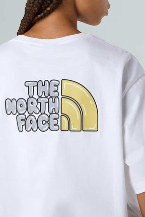 North Face חולצת טי אוברסייז Bubble Logo
