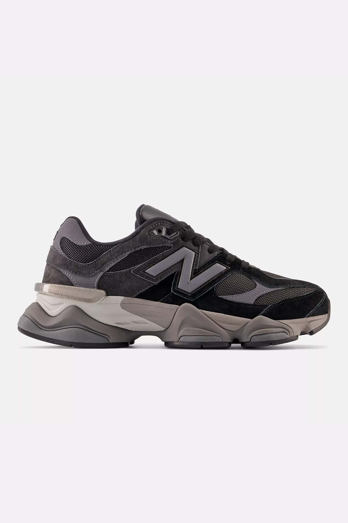 New Balance נעלי סניקרס 9060 בצבע שחור-אפור לגברים