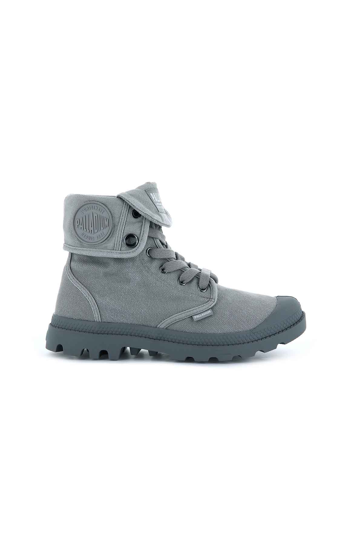 Palladium מגפוני פלדיום Baggy בצבע אפור טיטאניום לנערים