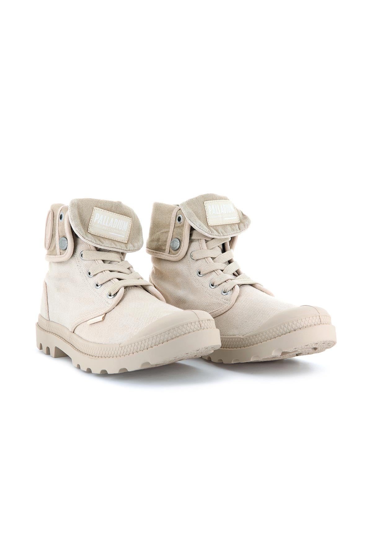 Palladium מגפוני פלדיום Baggy בצבע בז' לנערים ונשים
