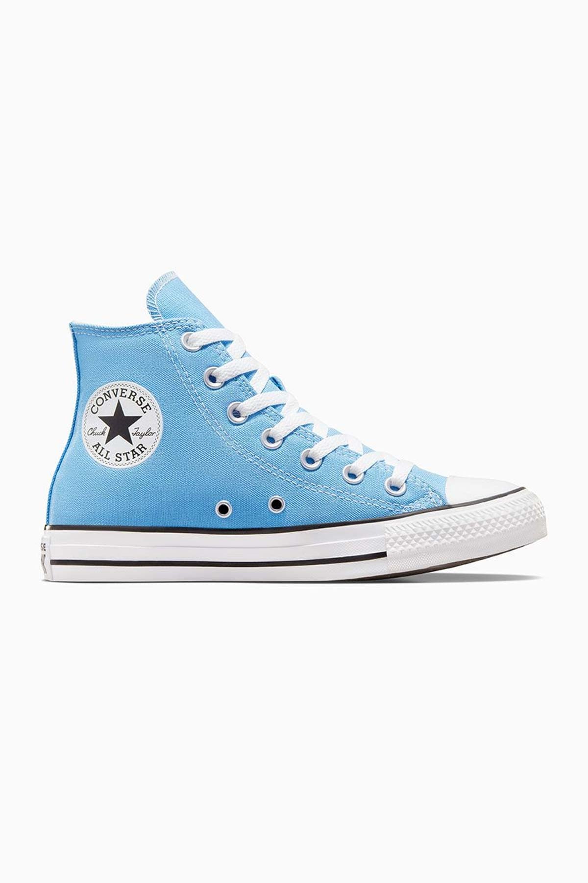 Converse Allstar נעלי סניקרס אולסטאר גבוהות בצבע כחול בהיר