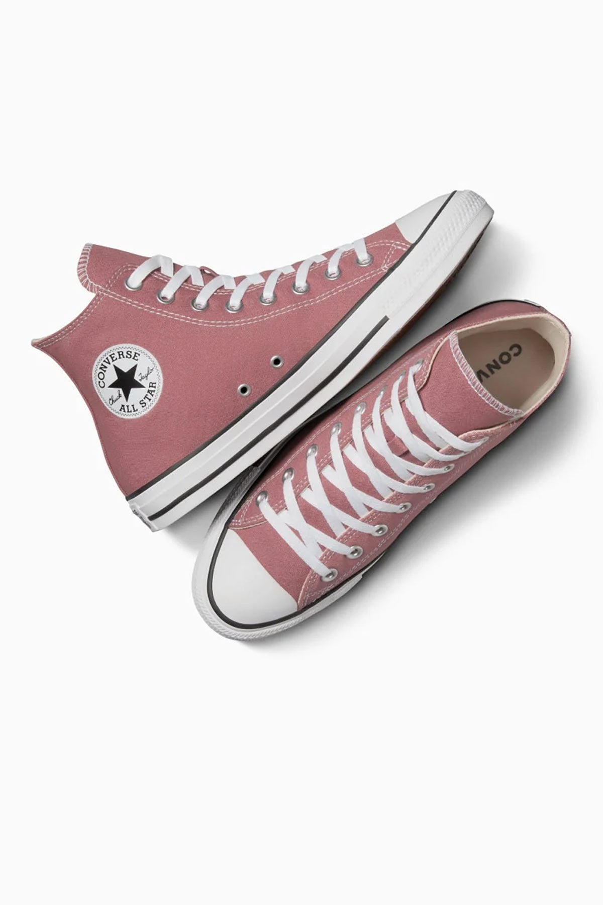 Converse Allstar נעלי סניקרס אולסטאר גבוהות בצבע ורוד בהיר