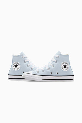 Converse All star נעלי סניקרס אולסטאר גבוהות בצבע כחול בהיר לילדים