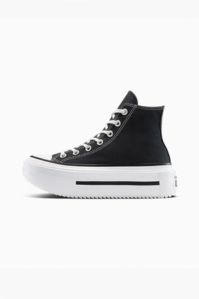 Converse All star סניקרס פלטפורמה גבוהות Lift Double Stack בצבע שחור