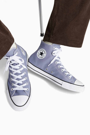 Converse Allstar נעלי סניקרס אולסטאר גבוהות בצבע אפור טריגון יוניסקס