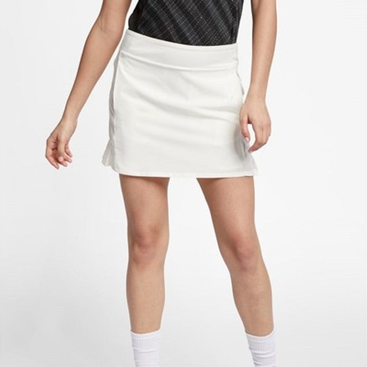 נייקי חצאית טניס בצבע לבן לנשים-Nike-XS-נאקו