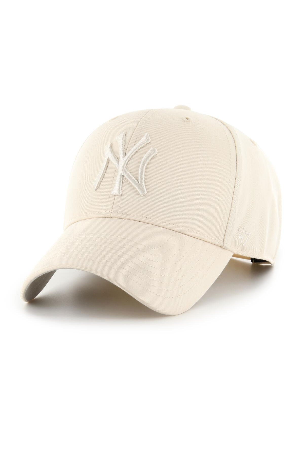 כובע 47 MLB New York Yankees בצבע שמנת יוניסקס