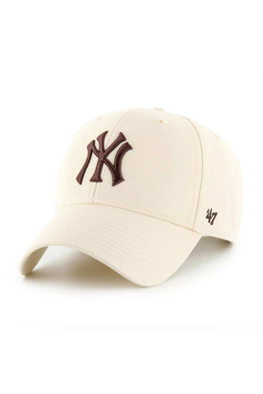כובע - 47 MVP NY בצבע שמנת-חום