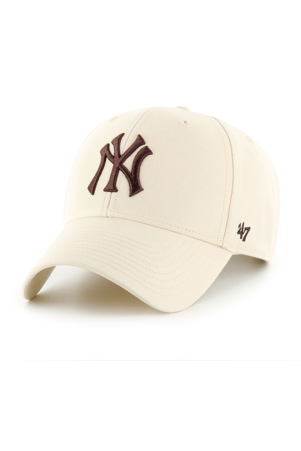 כובע 47 MLB New York Yankees בצבע שמנת-חום יוניסקס