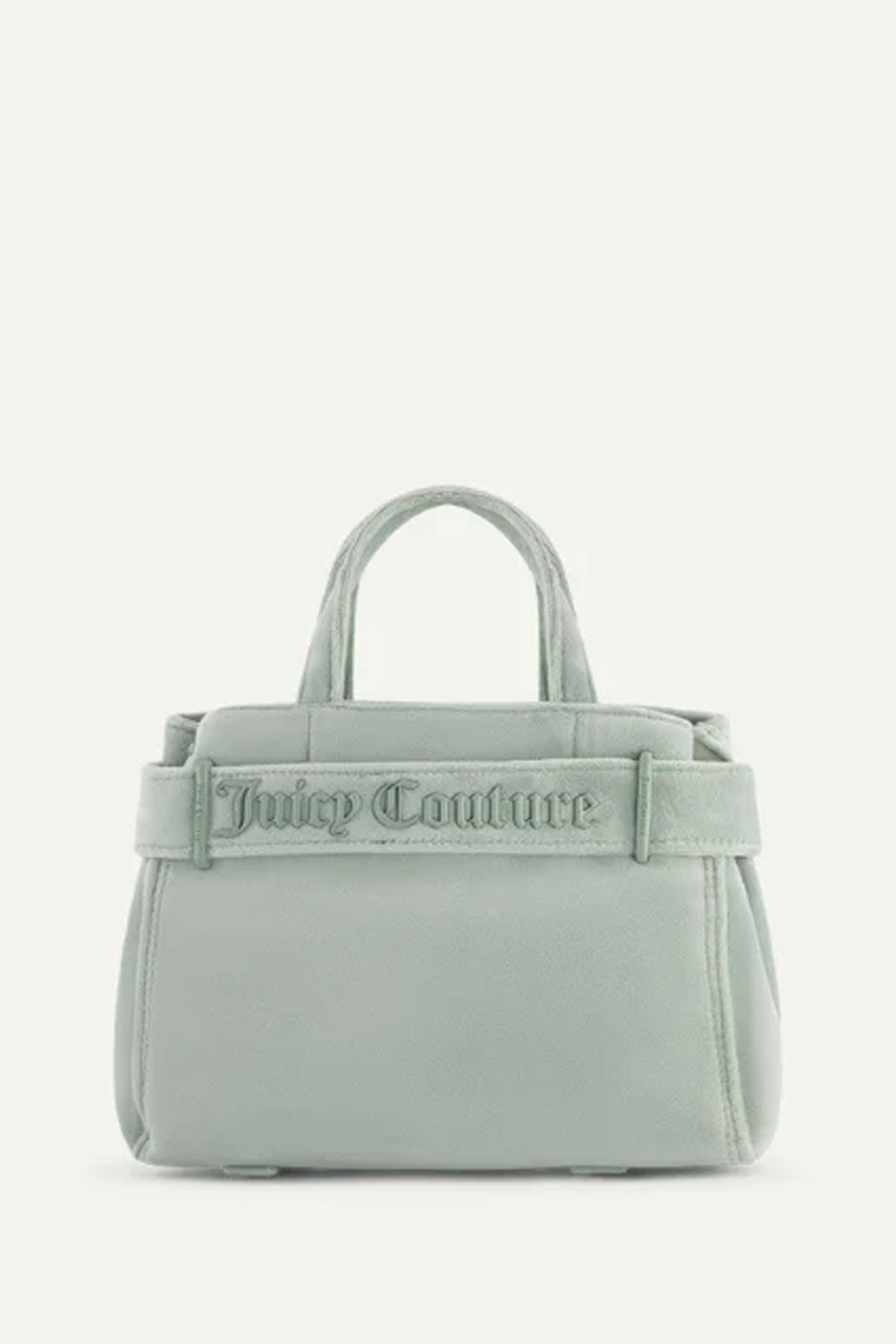 Juicy Couture תיק נשיאה קטיפתי Jasmine Double Handle לנשים