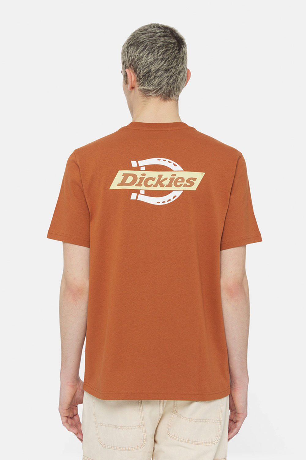 דיקיז חולצת טי קצרה Ruston בצבע כתום לגברים-Dickies-XS-נאקו