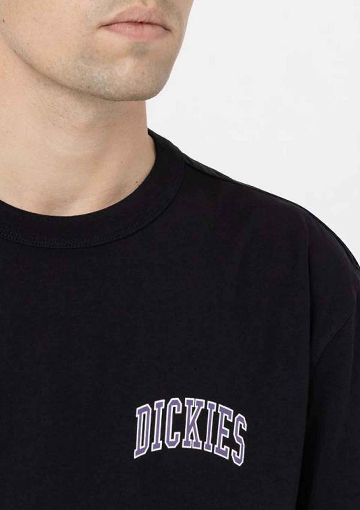 דיקיז חולצת טי קצרה AITKIN CHEST בצבע שחור לגברים-Dickies-XS-נאקו