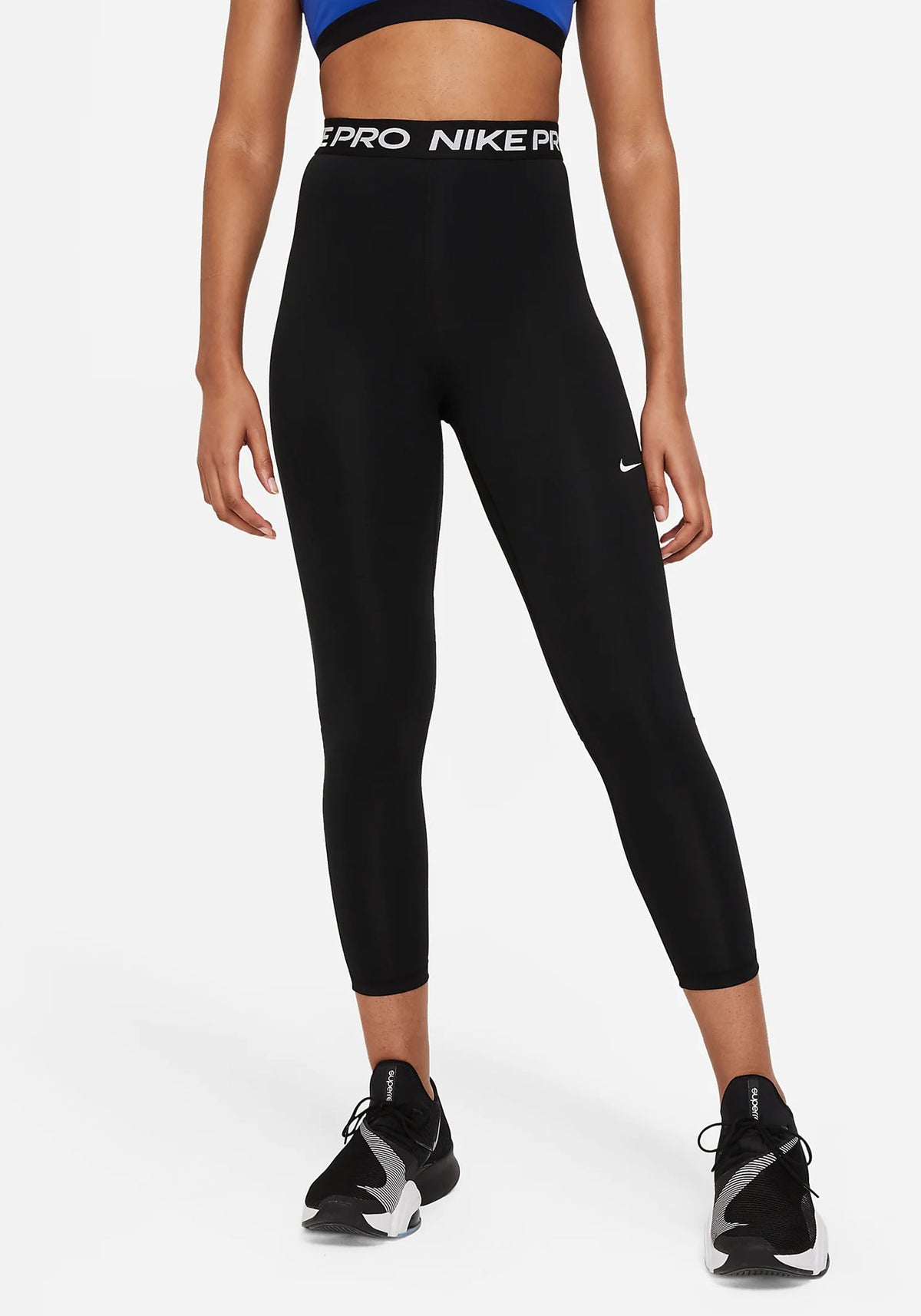 נייקי טייץ פרו 7/8 גבוה בצבע שחור לנשים-Nike-XS-נאקו