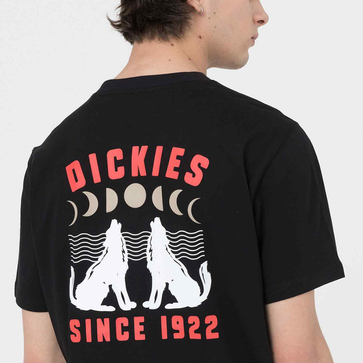 דיקיז חולצת טישירט קצרה בצבע שחור לגברים-Dickies-XS-נאקו