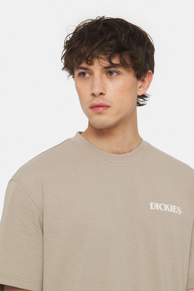 דיקיז חולצת טי קצרה Herndon בצבע חום לגבר-Dickies-XS-נאקו
