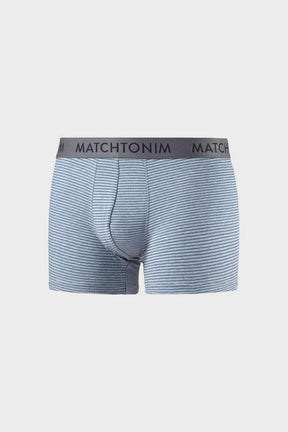 דלתא שלישיית בוקסרים צמודים קצרים בצבעי כחול לגברים