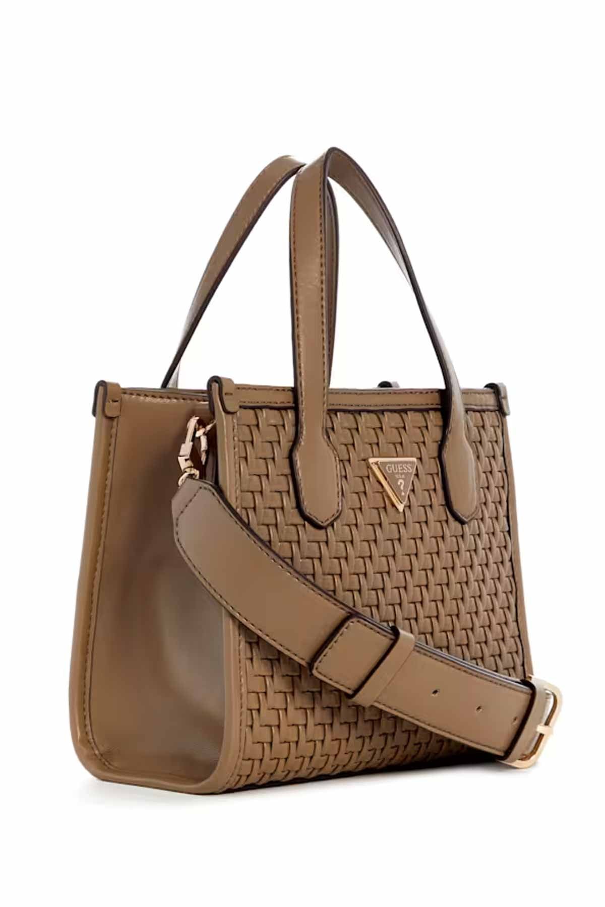 Guess תיק צד קטן Silvana Comp Mini Tote לנשים