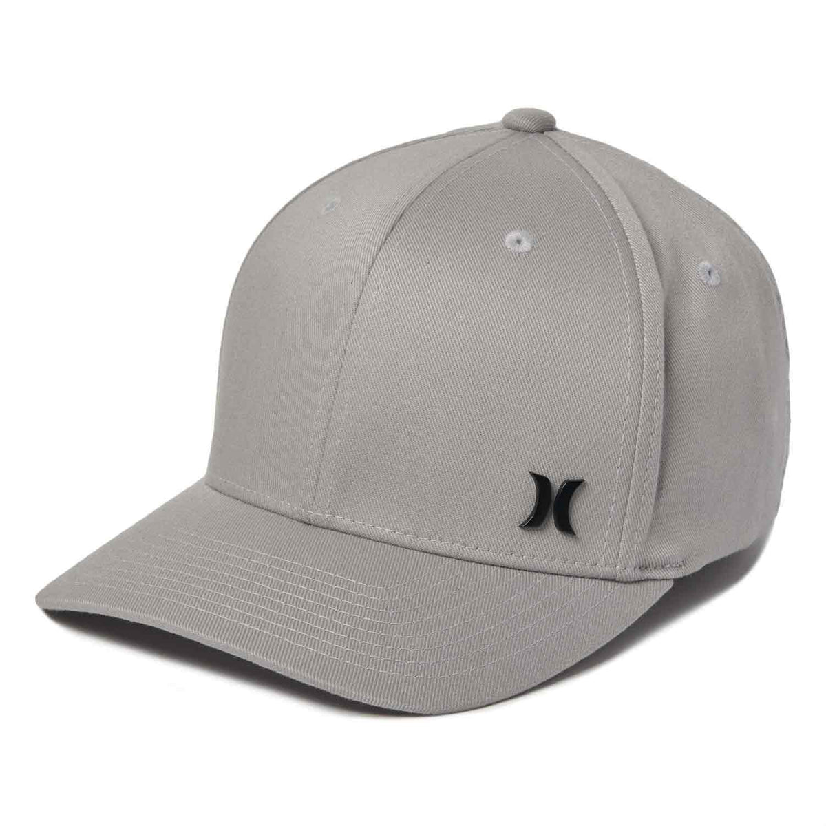 הארלי כובע מצחייה סגור לוגו קטן בצבע אפור לגברים-Hurley-S-M-נאקו