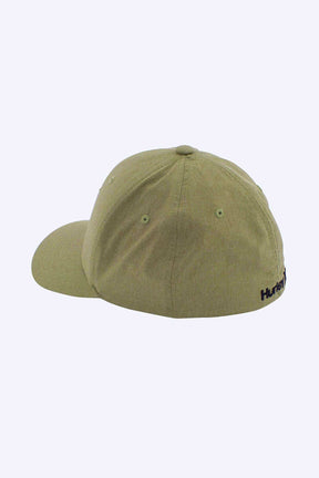 Hurley כובע מצחייה סגור Icon Texture בצבע ירוק לגברים