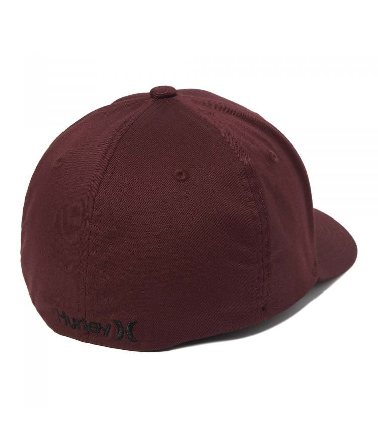 הארלי כובע מצחייה סגור One & Only בצבע בורדו-Hurley-S/M-נאקו