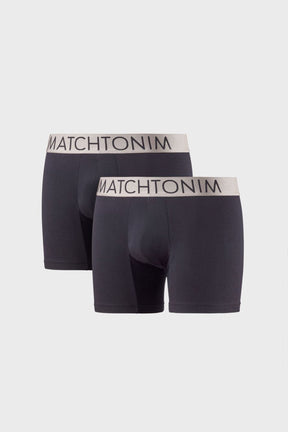 דלתא מארז 2 בוקסרים D-Pouch צמודים וארוכים לגברים