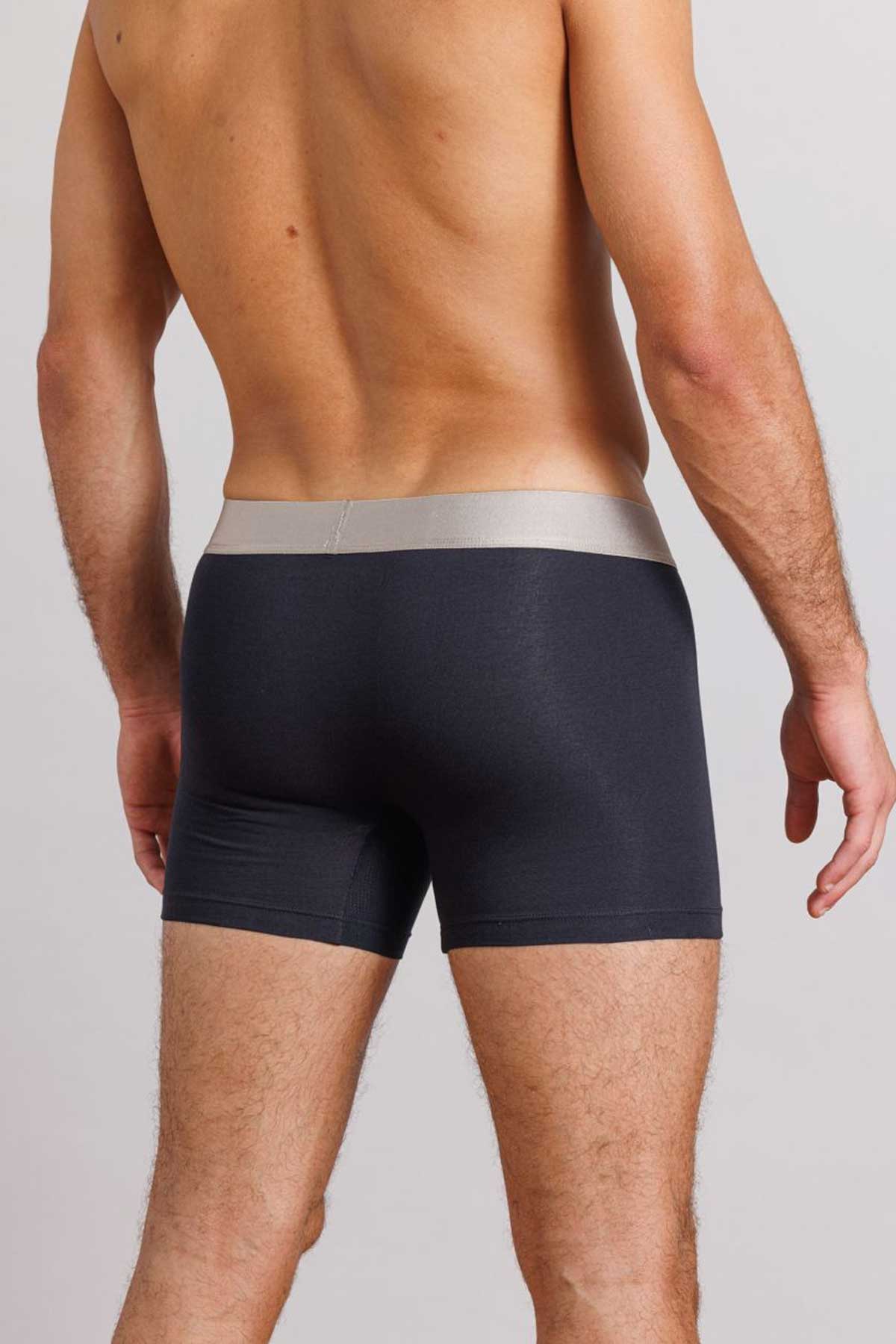 דלתא מארז 2 בוקסרים D-Pouch צמודים וארוכים לגברים