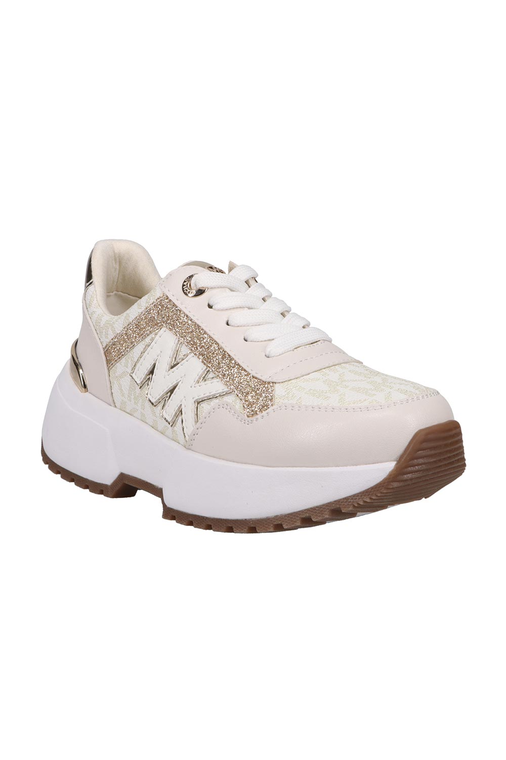 מייקל קורס נעלי סניקרס Cosmo Maddy בצבע שמנת לנשים-Michael Kors-34.5-נאקו