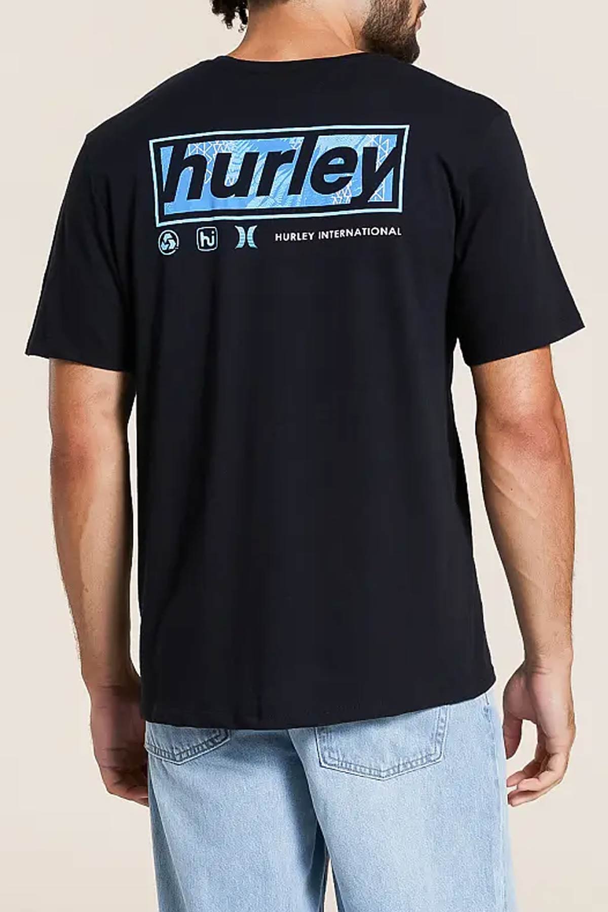 חולצת טי קצרה Hurley Throwback Fill