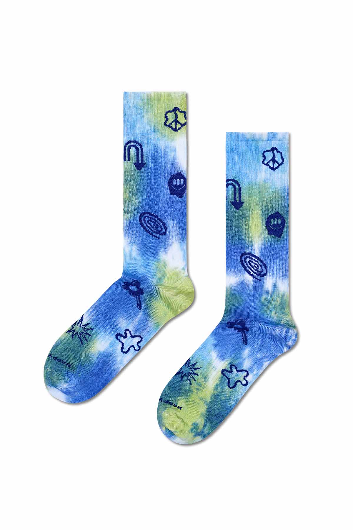 Happy Socks זוג גרביי Hyper Tie-Dye Sneaker יוניסקס