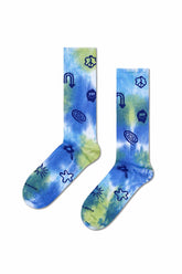 Happy Socks זוג גרביי Hyper Tie-Dye Sneaker יוניסקס