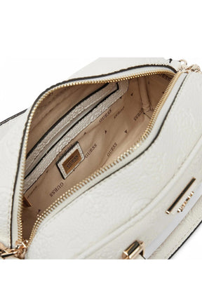 Guess תיק צד מלבני Cresidia Satchel לנשים