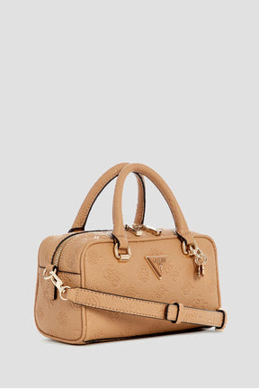 Guess תיק צד מלבני Cresidia Satchel לנשים