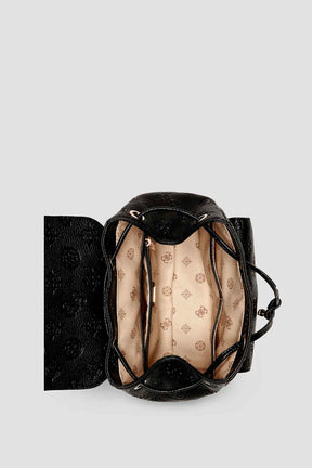 Guess תיק גב קטן Cresidia Small Flap Backpack לנשים