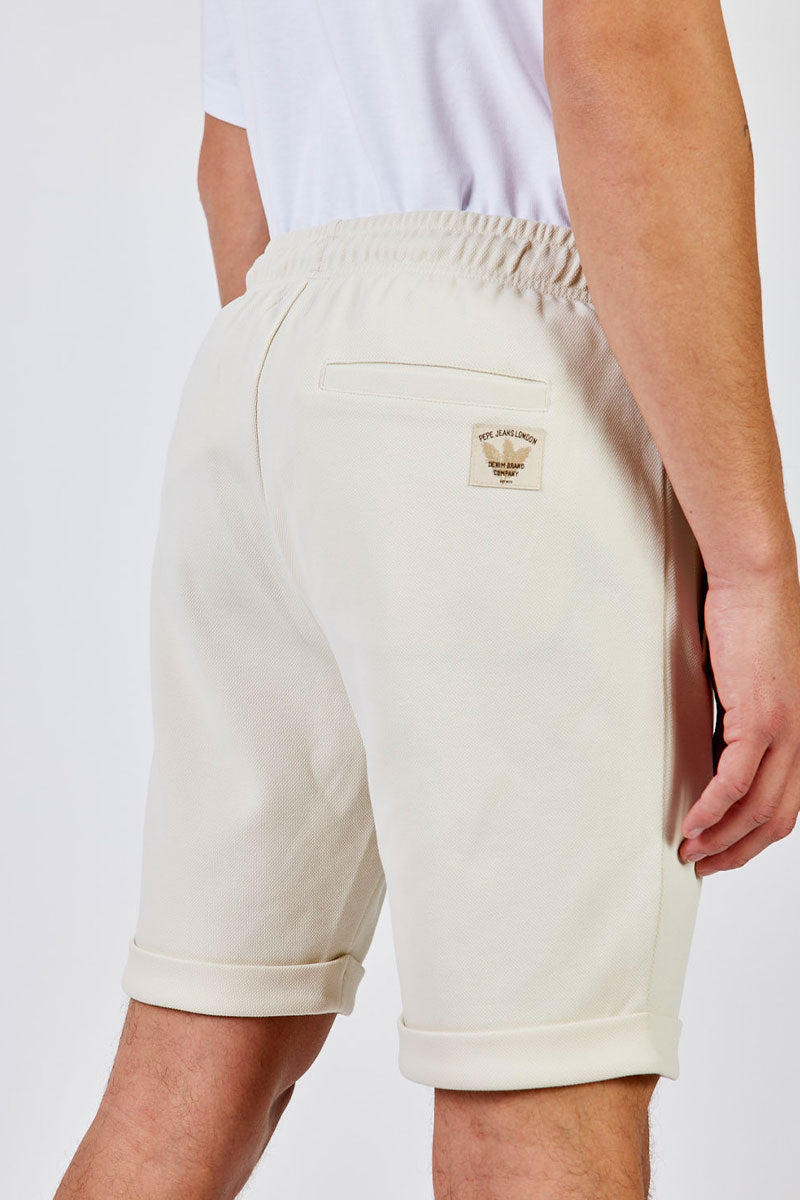 פפה ג'ינס מכנסי פיקה קצרים Sep בצבע בז' לגברים-Pepe Jeans London-S-נאקו