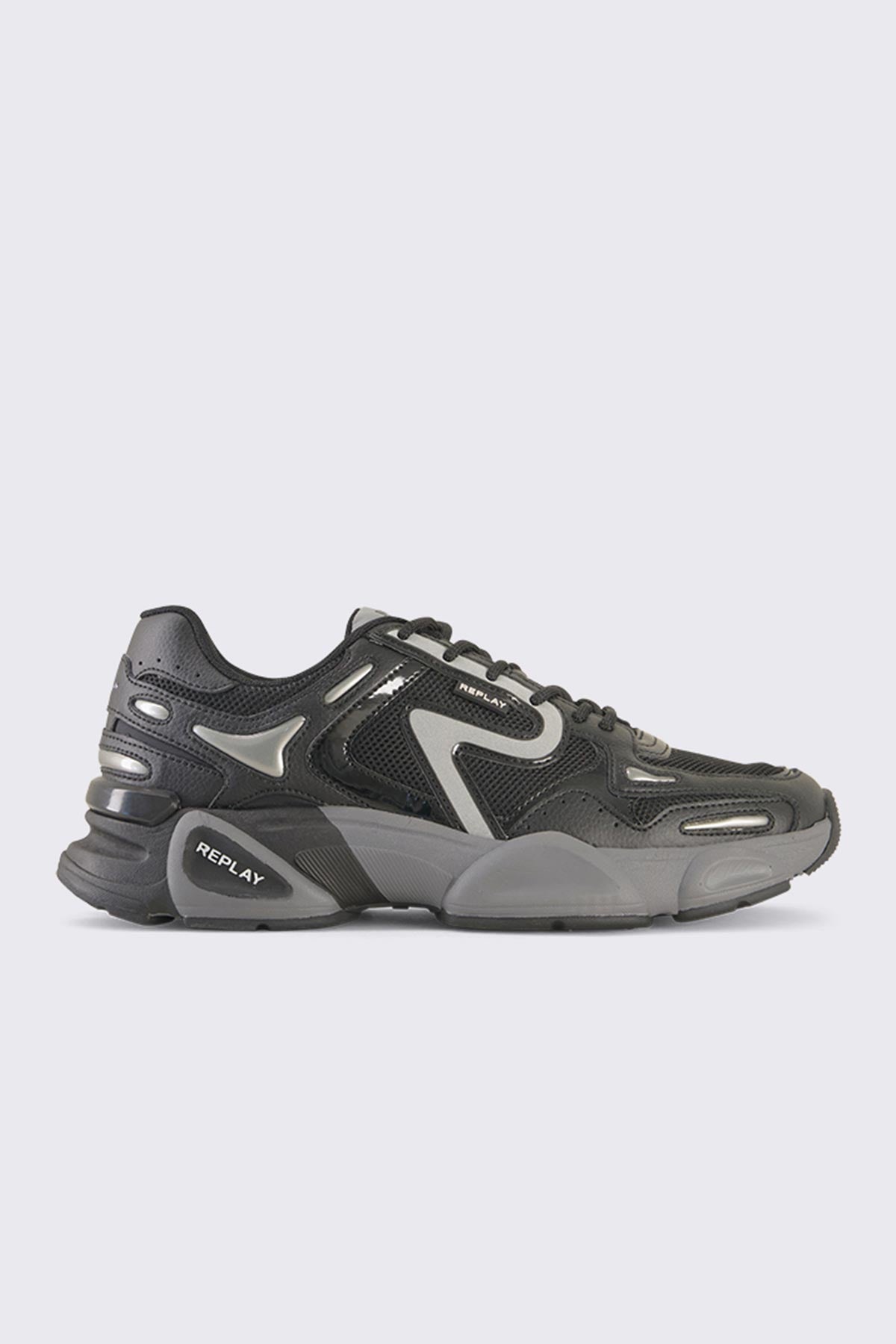ריפליי נעלי סניקרס Destiny בצבע שחור לגברים-Replay-40-נאקו