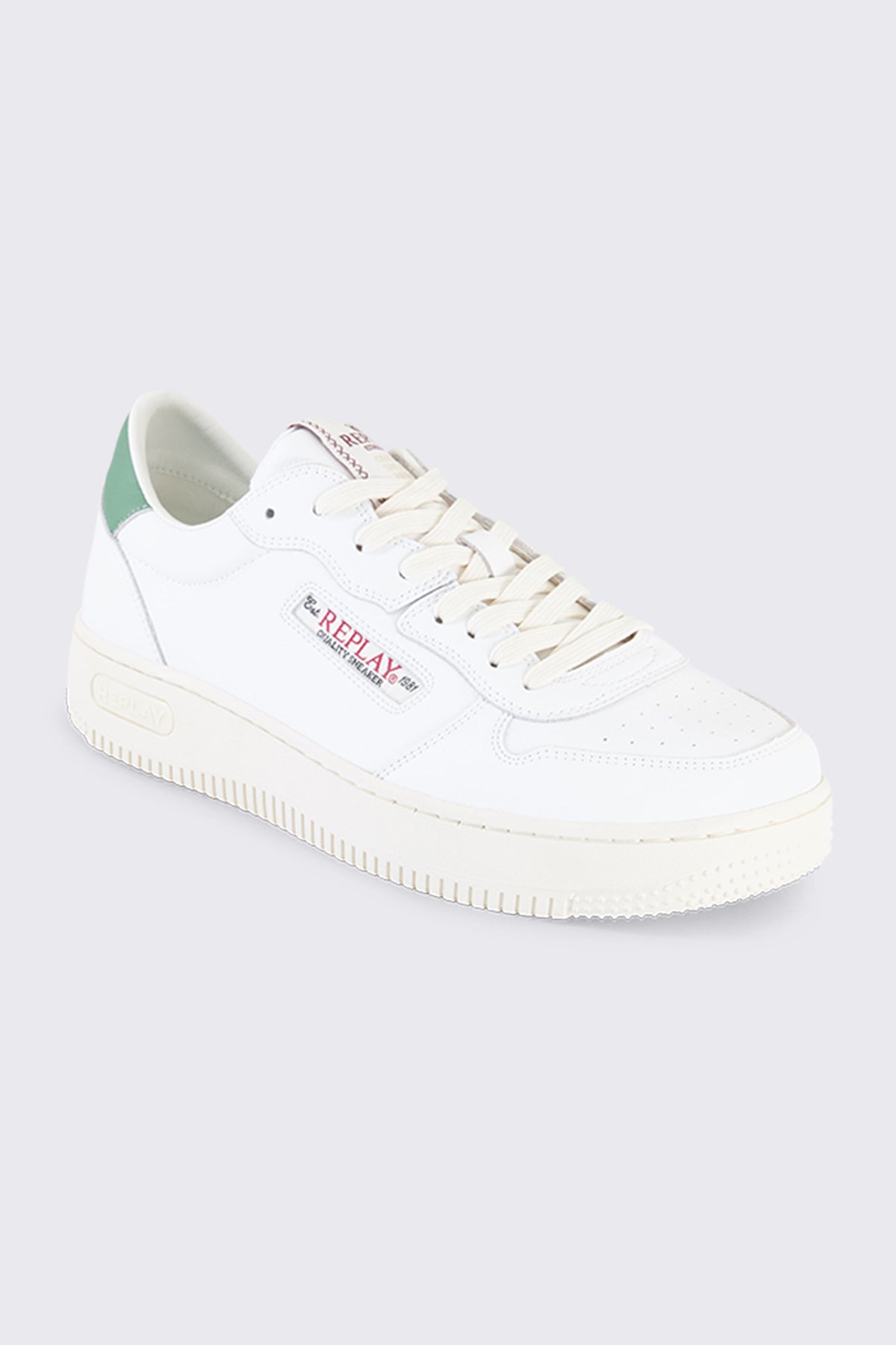 ריפליי נעלי סניקרס Epic Double בצבע לבן לגברים-Replay-40-נאקו