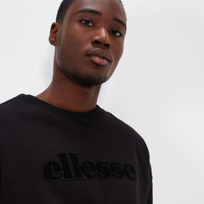אלס סוויטשירט לוגו גדול בצבע שחור לגברים-Ellesse-XS-נאקו