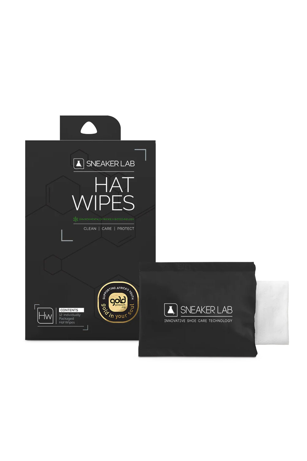 מארז 12 מגבונים לניקוי כובעים HAT WIPES - פתרון מושלם לניקוי כובע-Sneaker Lab-One size-נאקו