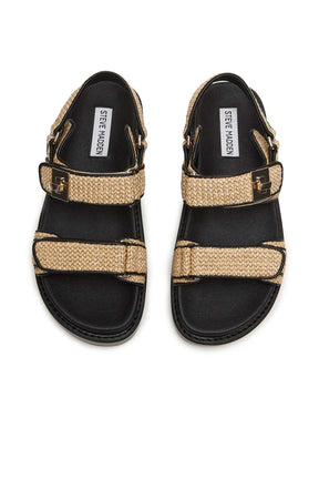 Steve Madden סנדלי פלטפורמה Bigmona בצבע שחור לנשים