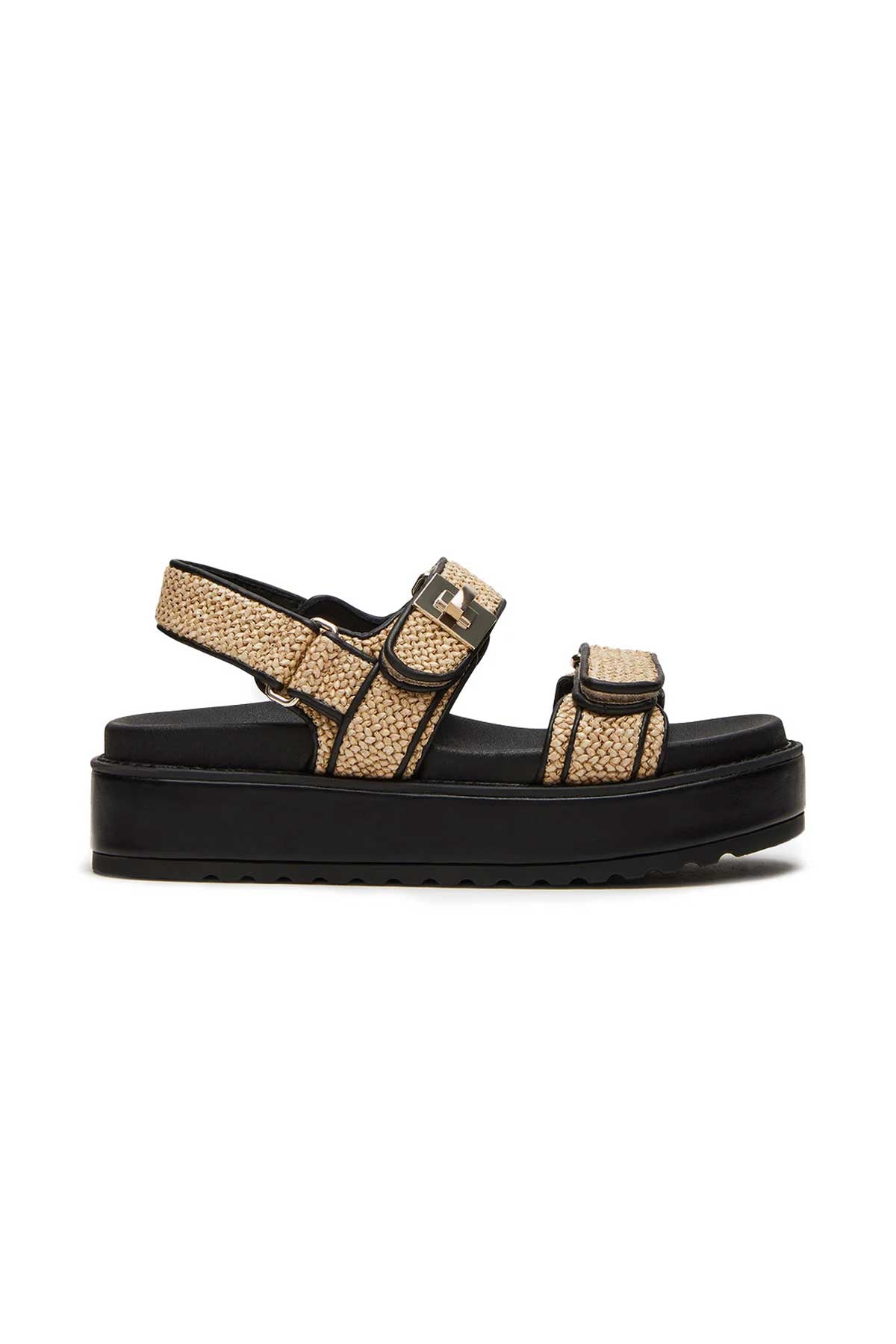 Steve Madden סנדלי פלטפורמה Bigmona בצבע שחור לנשים