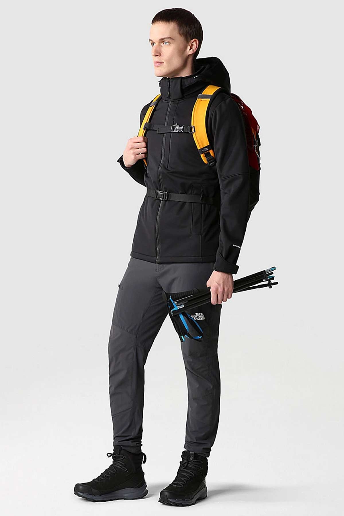 North Face מעיל סופטשל Diablo כובע מתנתק