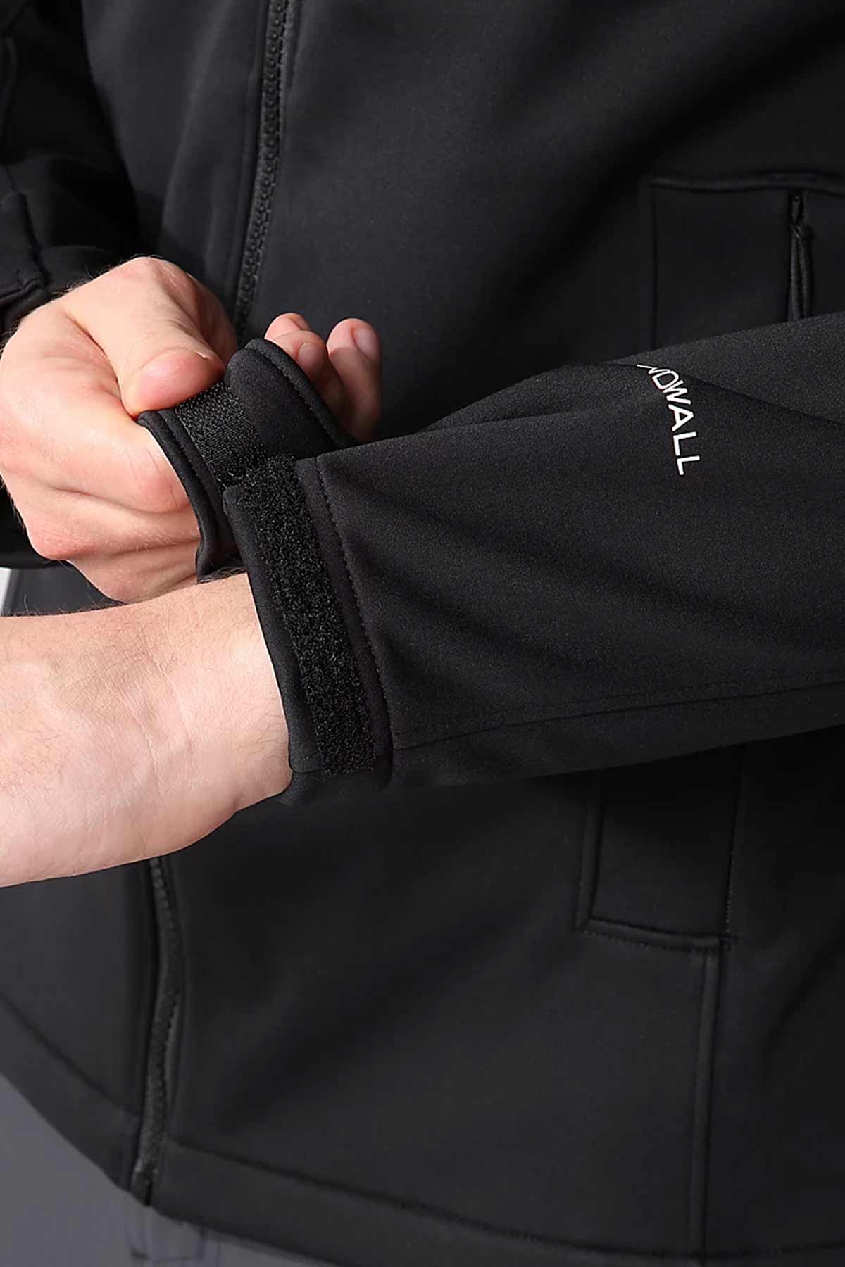 North Face מעיל סופטשל Diablo כובע מתנתק