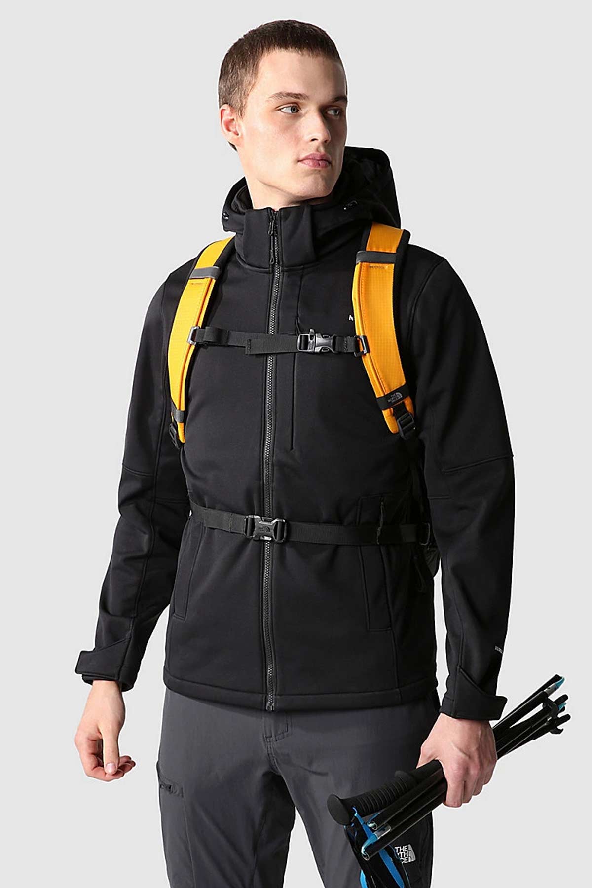 North Face מעיל סופטשל Diablo כובע מתנתק