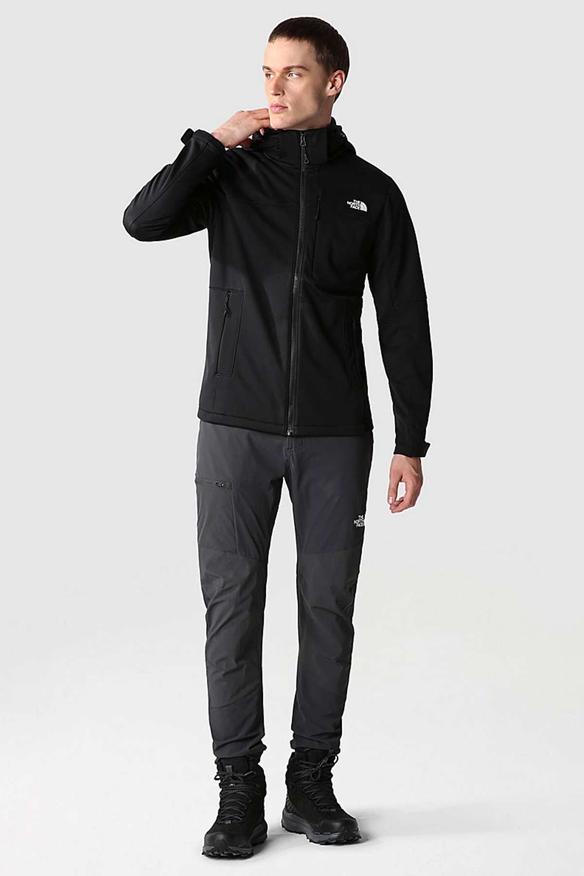 North Face מעיל סופטשל Diablo כובע מתנתק