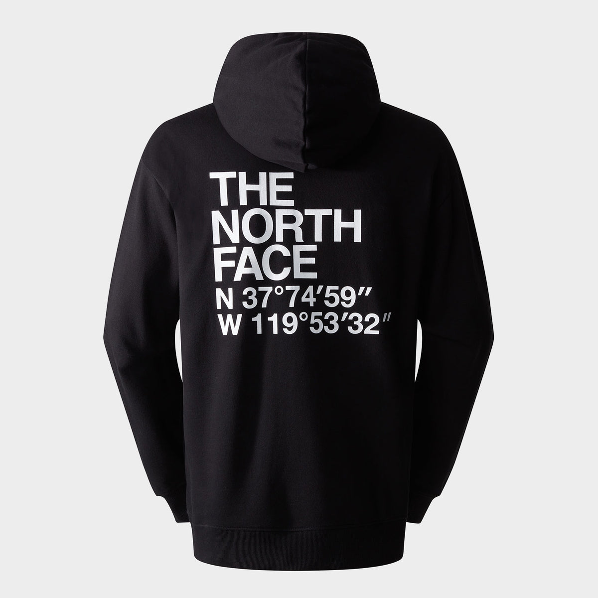 דה נורת' פייס קפוצ'ון הדפס קאורדינטות בגב בצבע שחור לגברים-The North Face-S-נאקו
