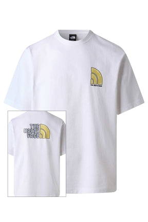 North Face חולצת טי אוברסייז Bubble Logo