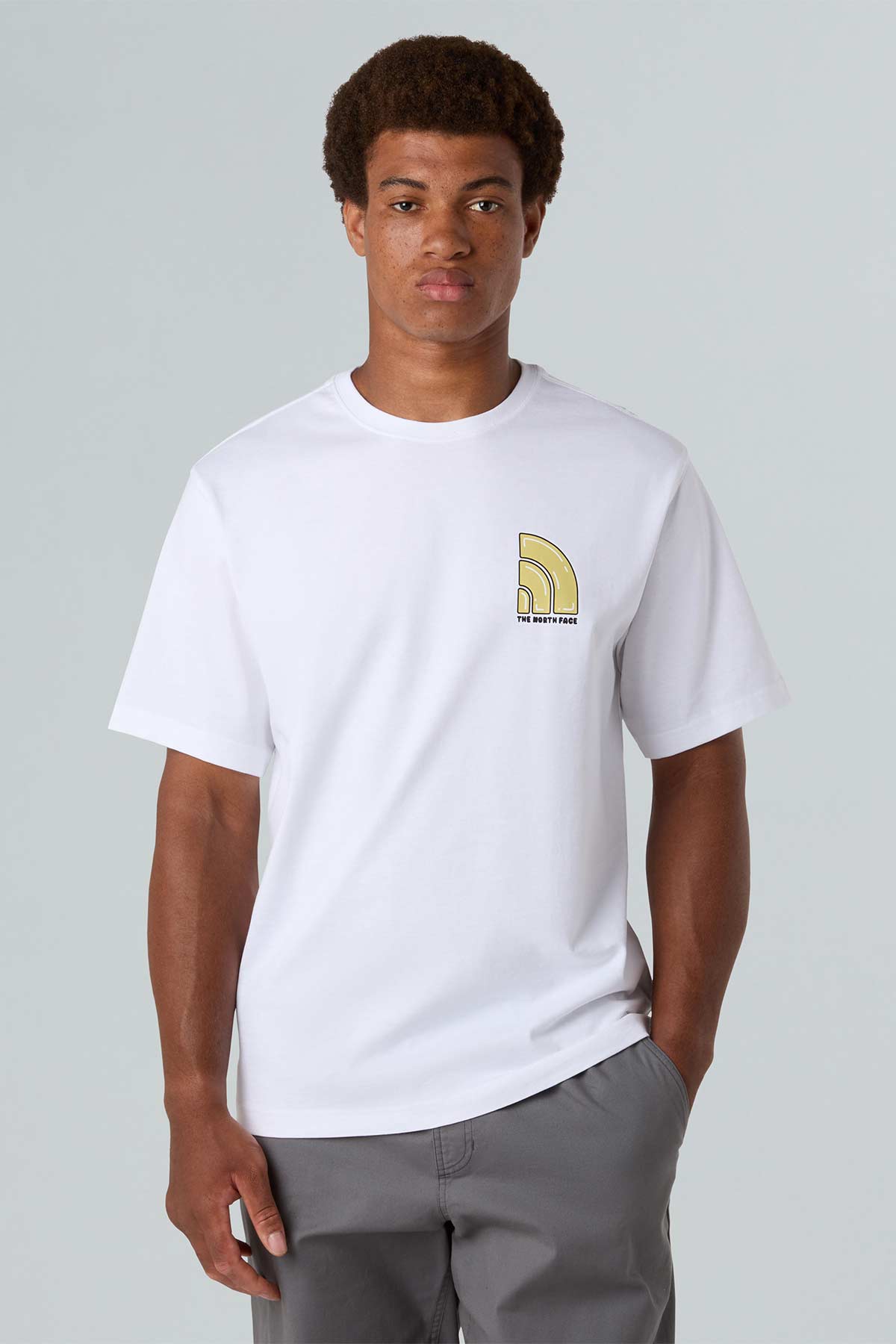 North Face חולצת טי אוברסייז Bubble Logo